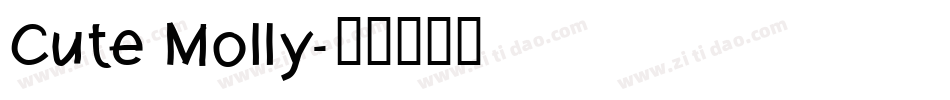 Cute Molly字体转换